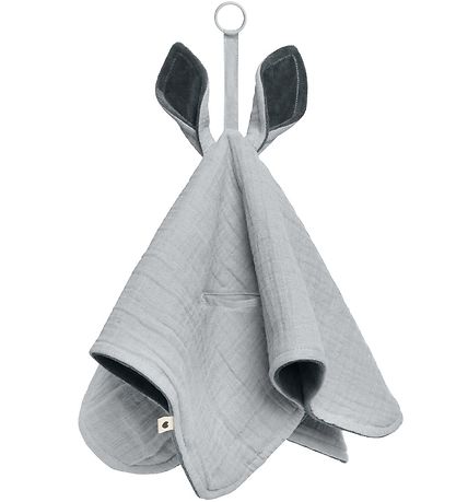 BIBS Nusseklud - 40x40 cm - Kangaroo - Cloud/Iron