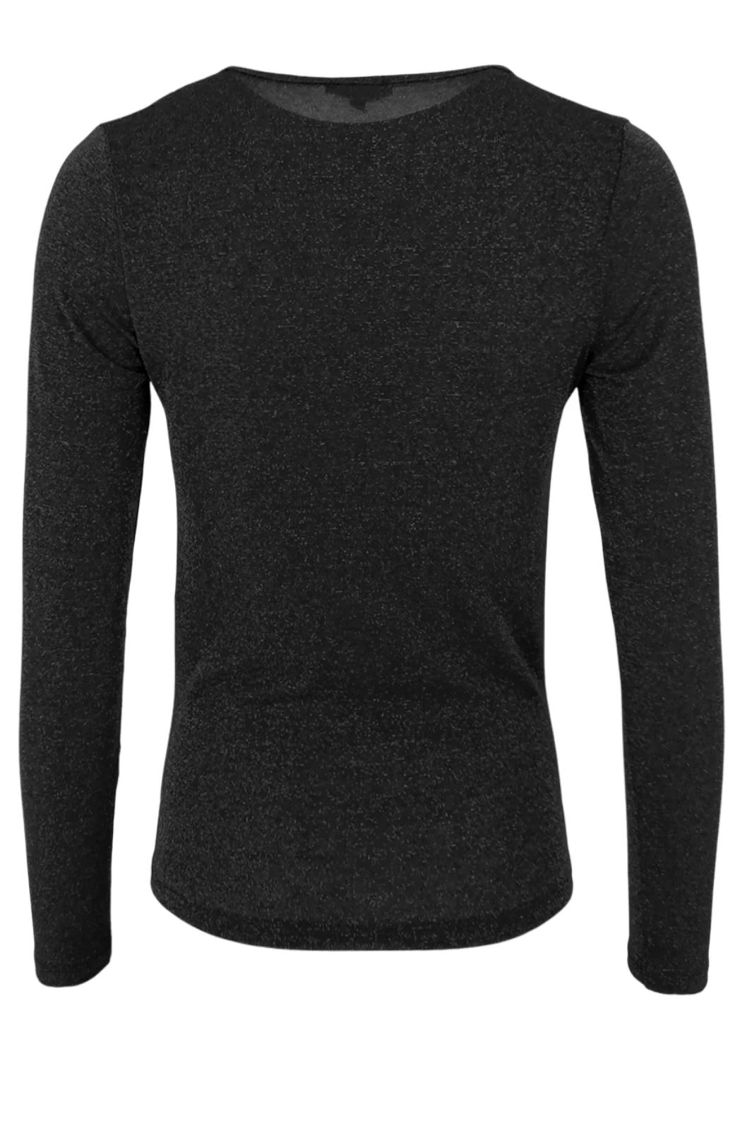 Black Colour Bcfaye Lurex V-Neck Blouse black black