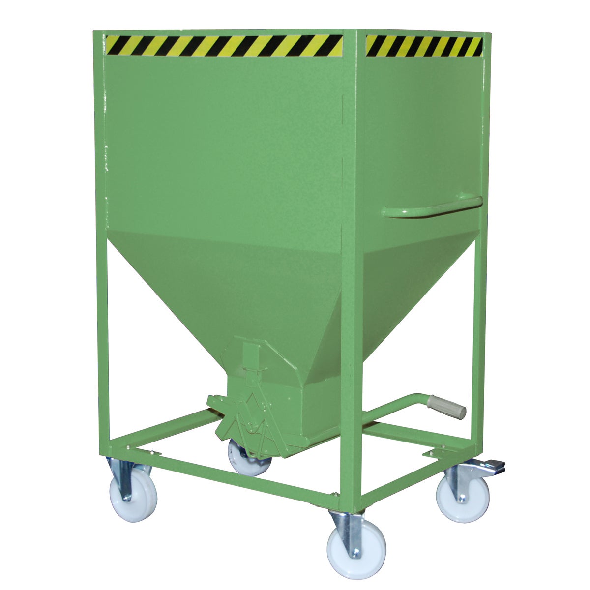 Bauer SR 600 silocontainer, geverfd, resedagroen