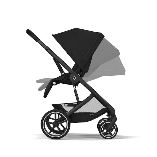 Poussette Balios S Lux 2   Châssis noir - Moon Black        de               CYBEX
