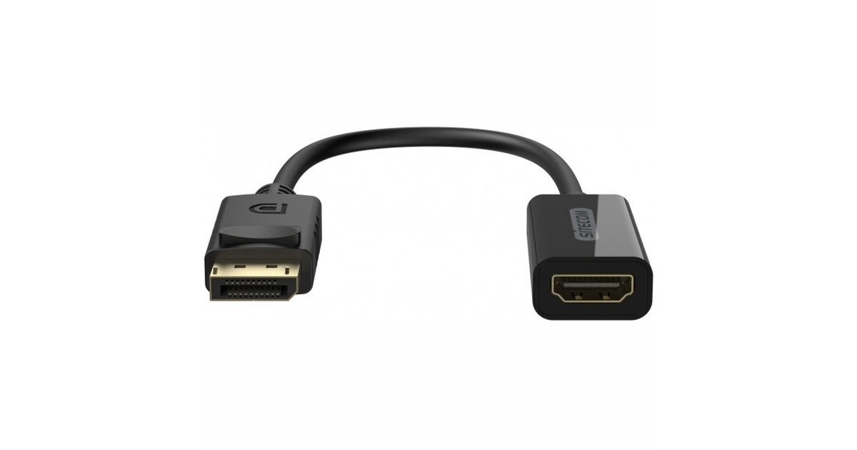 SitecomDisplayPort naar HDMI Adapter  (Zwart)