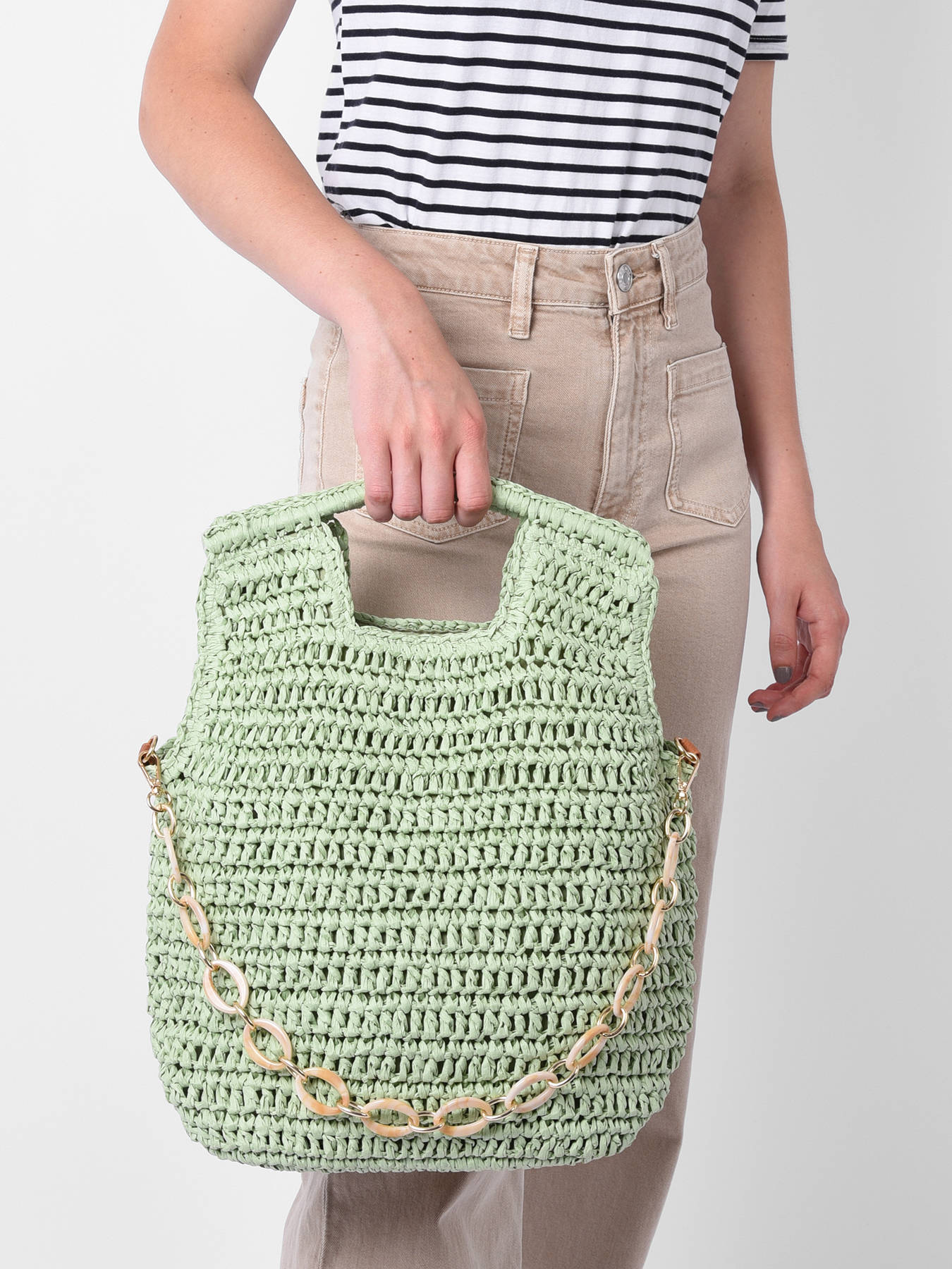 Sac port main Barcelone paille GERARD PASQUIER