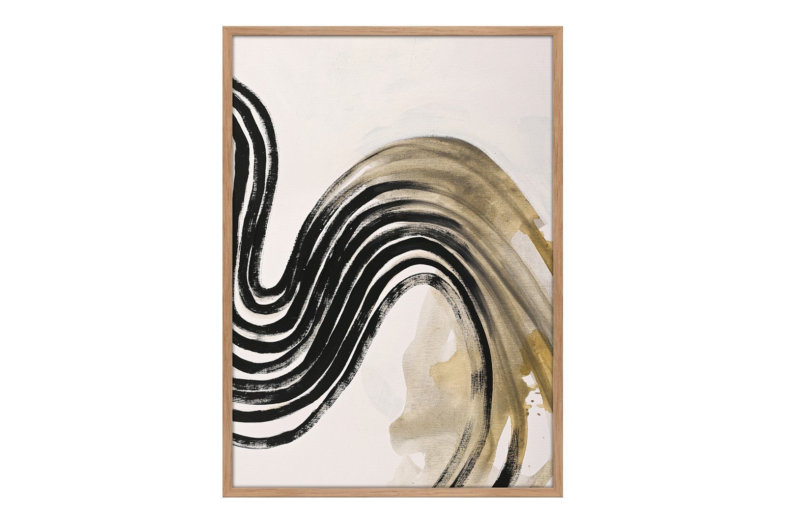 Stripes 50x70 cm Oak Frame