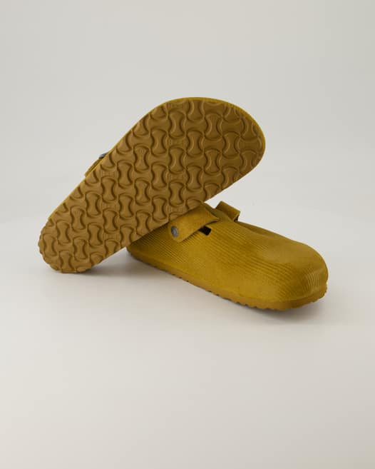 Birkenstock Boston Pantoletten in Braun