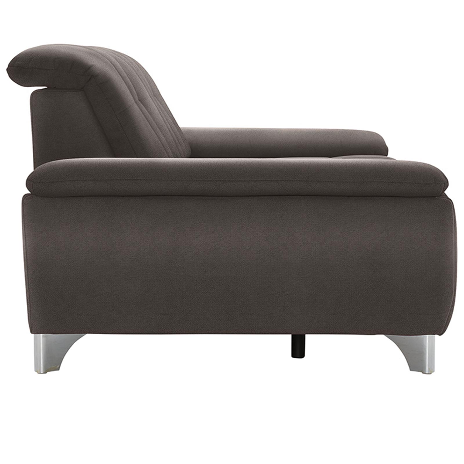 polsterpower 2,5-Sitzer-Sofa - Saddle anthrazit - Basismodell