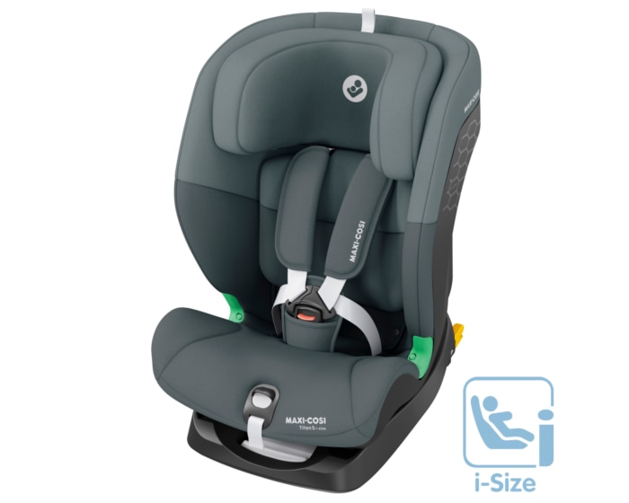Titan S i-Size 15 M - 12 Y  76 - 150 cm  9 - 36 kg    Mehrere Liegepositionen |    G-CELL Seitenaufprallschutz |    5-Punkt-Sicherheitsgurt |