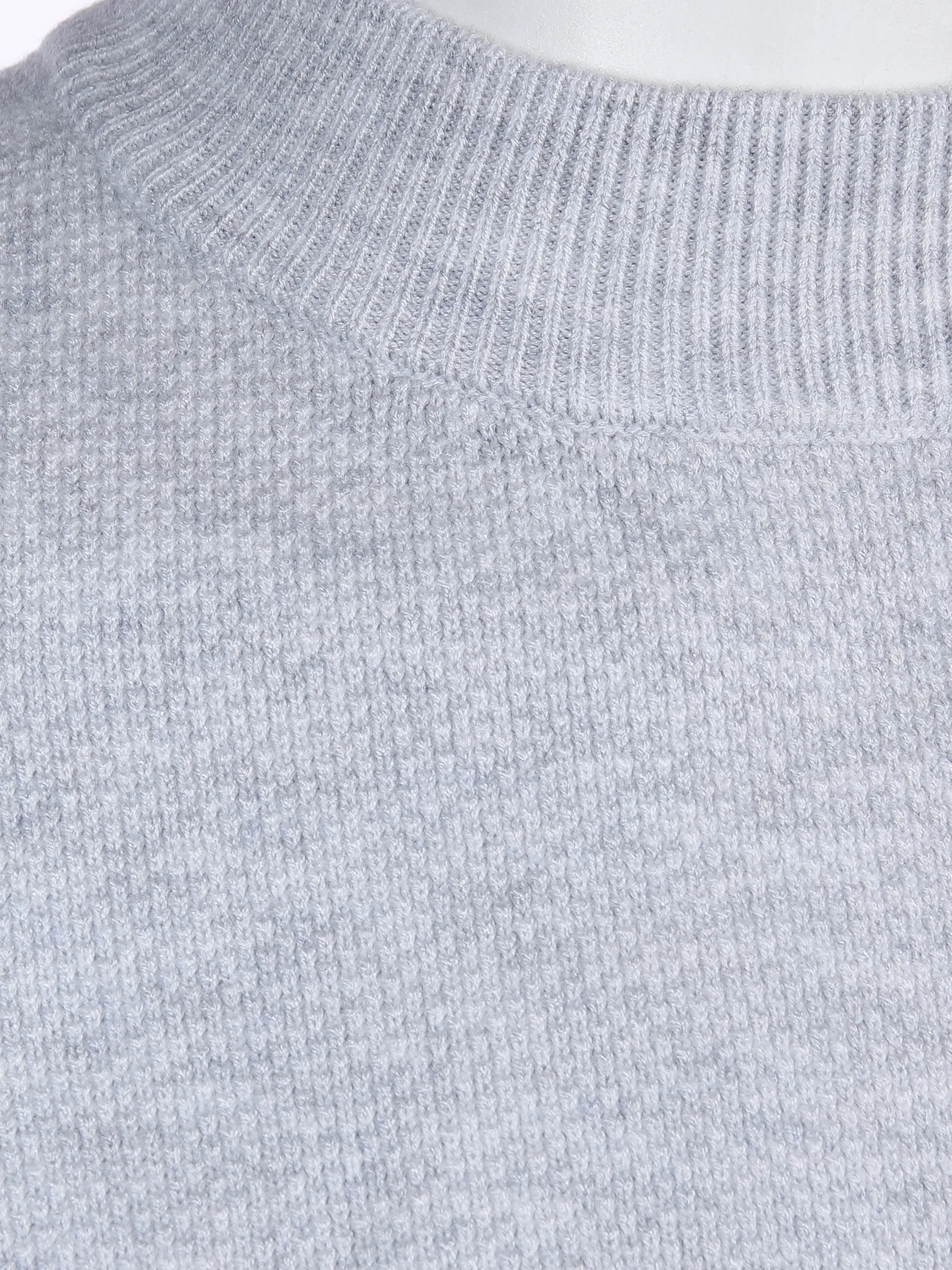 Herren Strickpullover in melierter Optik