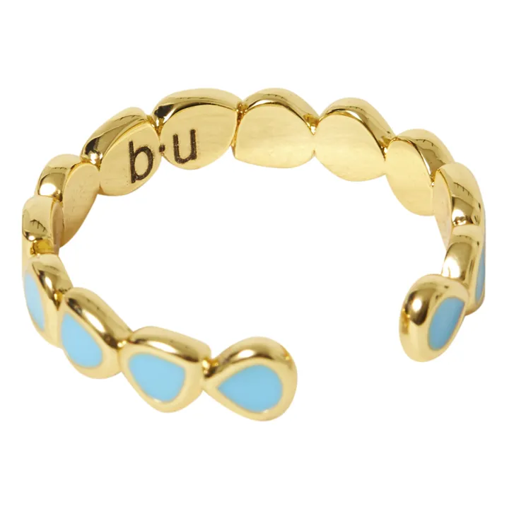 Bangle Up Bague Ajustable Lumi | Bleu