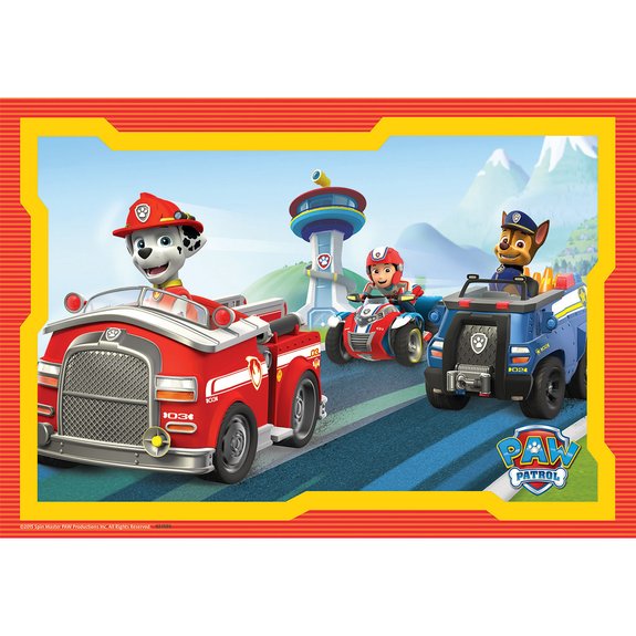 Puzzles 2x12 pièces - La Pat'Patrouille en action