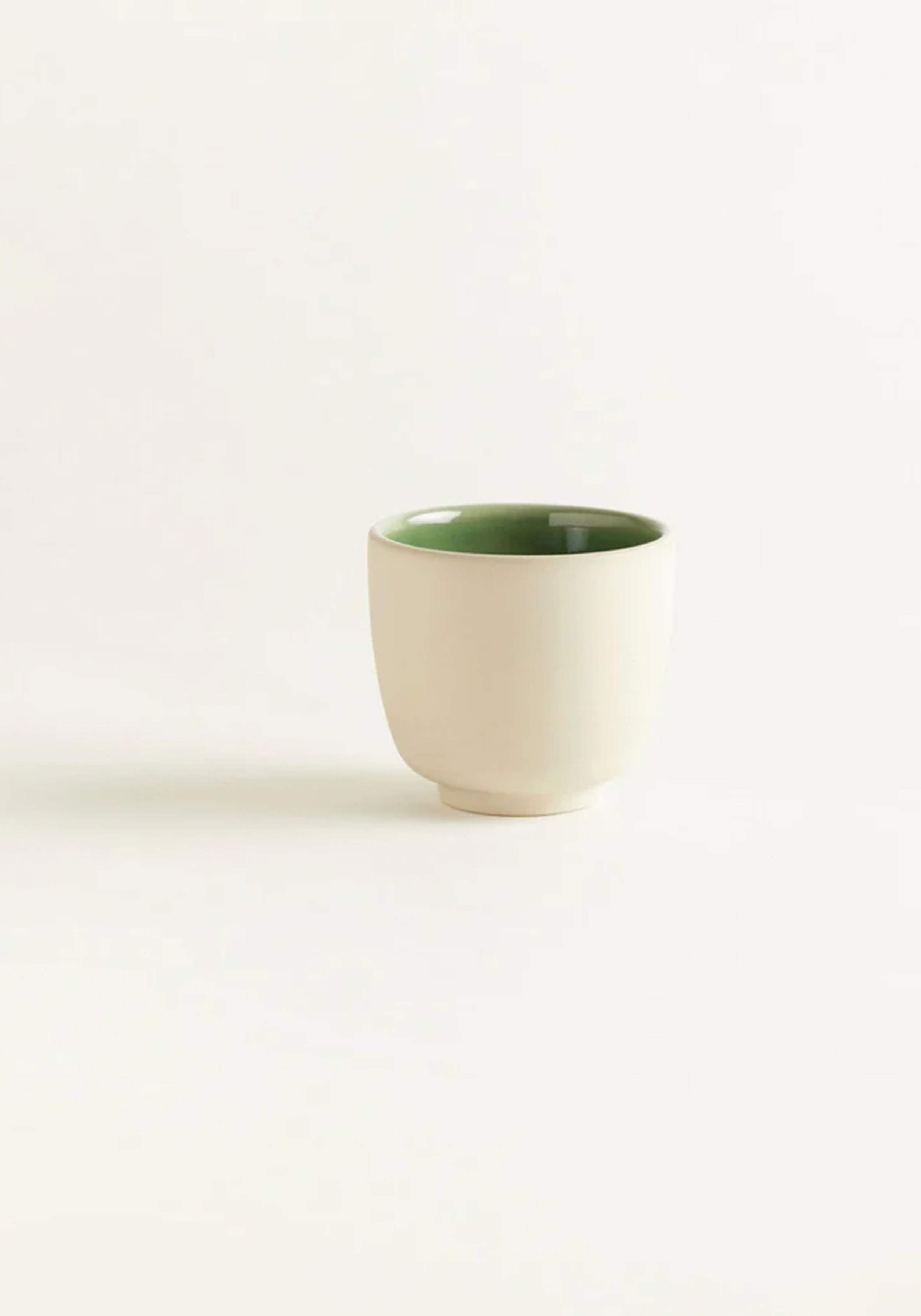 Onomao Kleiner Becher Klassik Smaragdgrün Innen