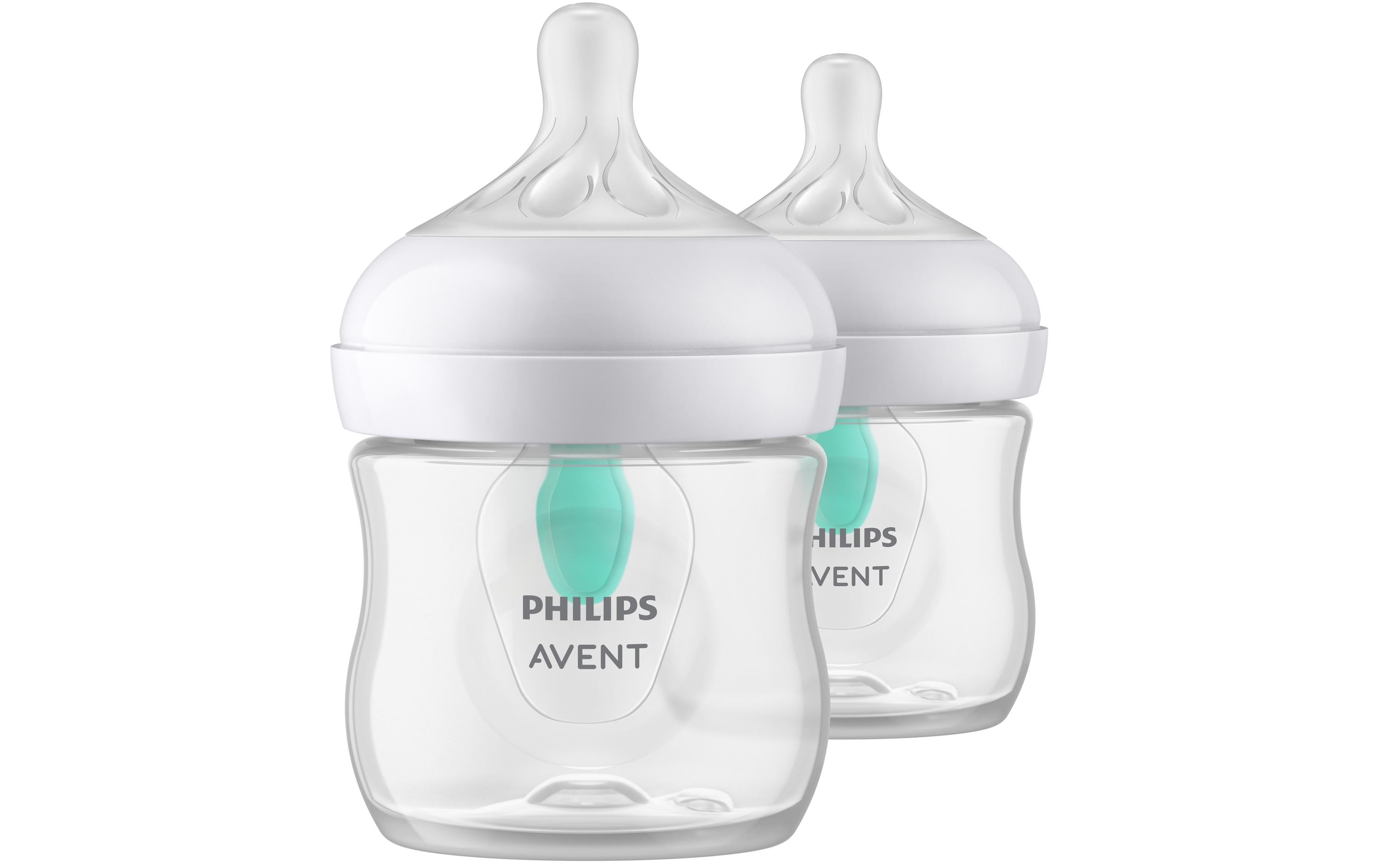 Flaschenset Natural Response 125 mlBabyflaschen mit Airfree Ventil, 2er Set
