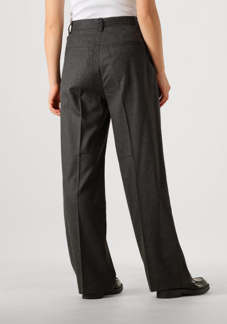 donkergrijze second female pantalon wake trousers