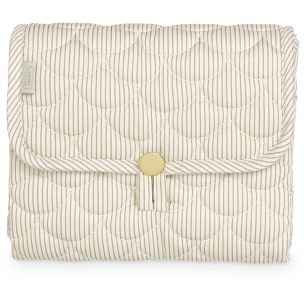 Pusleunderlag Classic Stripes Camel