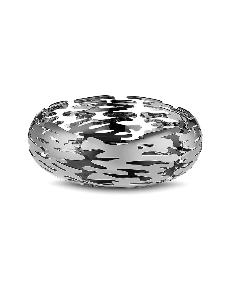ALESSI Schale Barknest 21cm Edelstahl silber