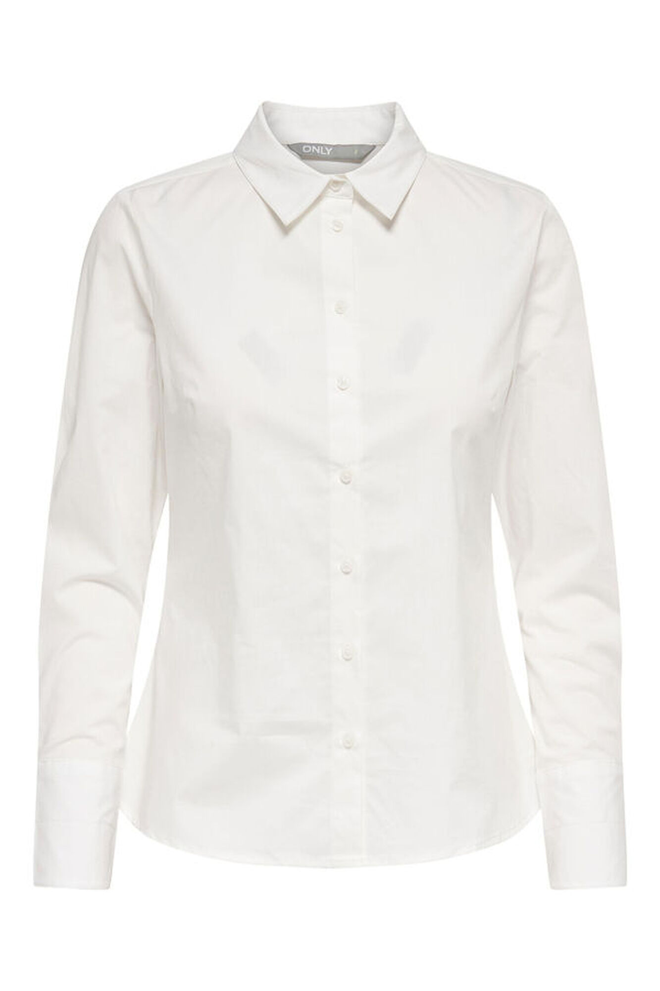 Camisa de manga comprida com gola de lapela