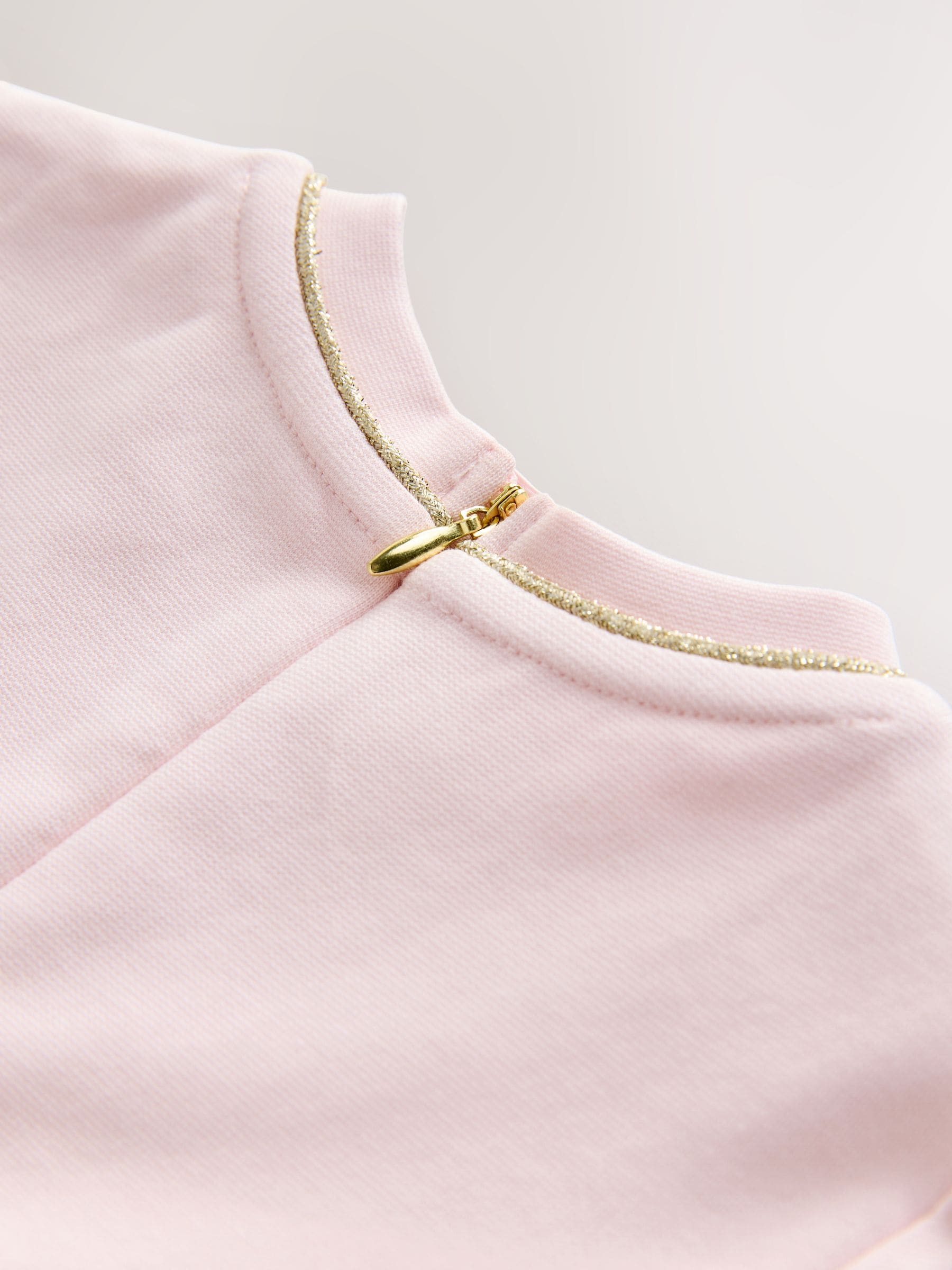 Roze - Baker by Ted Baker Ponte-jurk met gegolfde rand