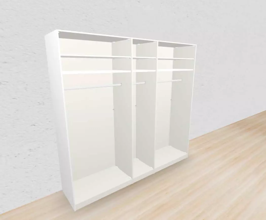Kleiderschrank Topline 253 x 236 cm