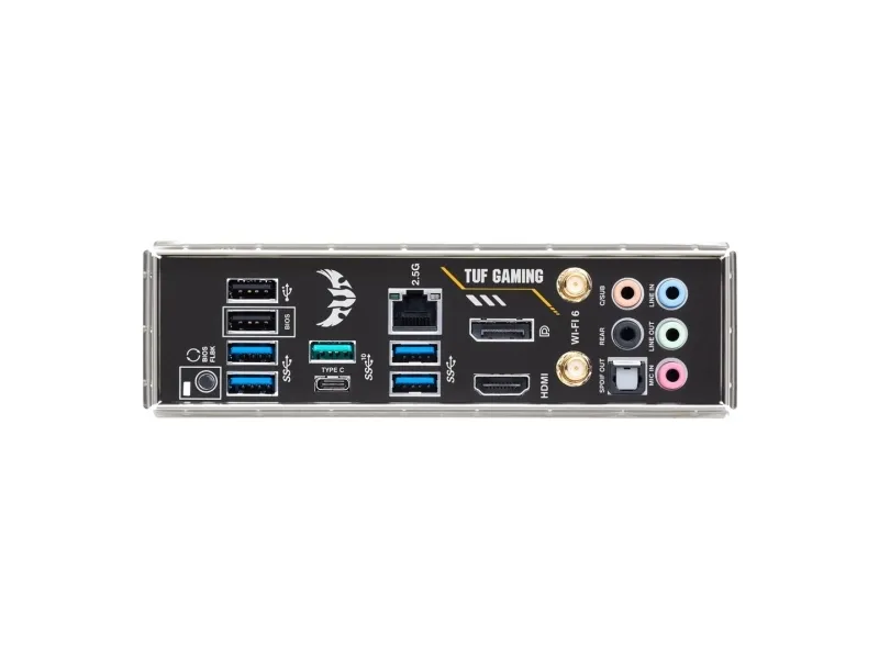 ASUS TUF GAMING B550-PLUS WIFI II - Bundkort - ATX - Socket AM4 - AMD B550 Chipset - USB-C Gen2, USB 3.2 Gen 1, USB 3.2 Gen 2 - 2.5 Gigabit LAN, Wi-Fi 6, Bluetooth - onboard grafik (CPU påkrævet) - HD Audio (8-kanaler)