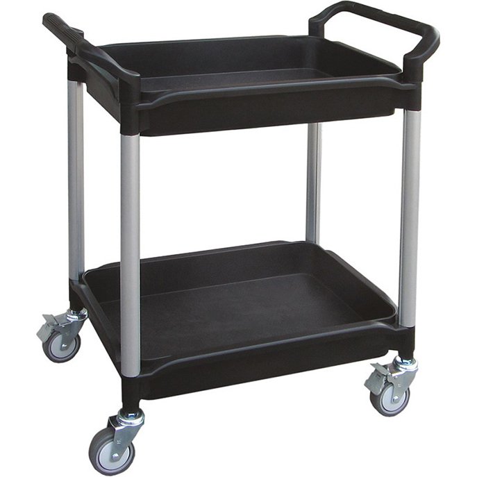 Servante polyvalente 250 kg 2 grands plateaux