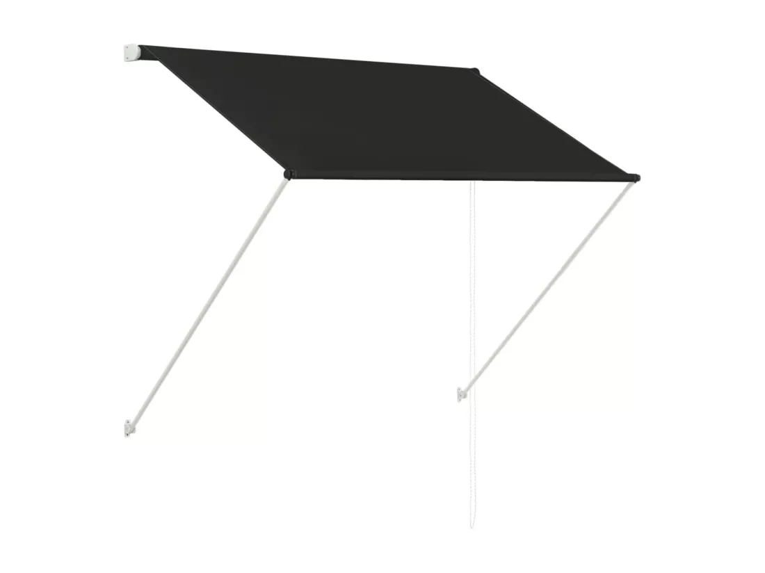 Auvent rétractable 100x150 cm Anthracite