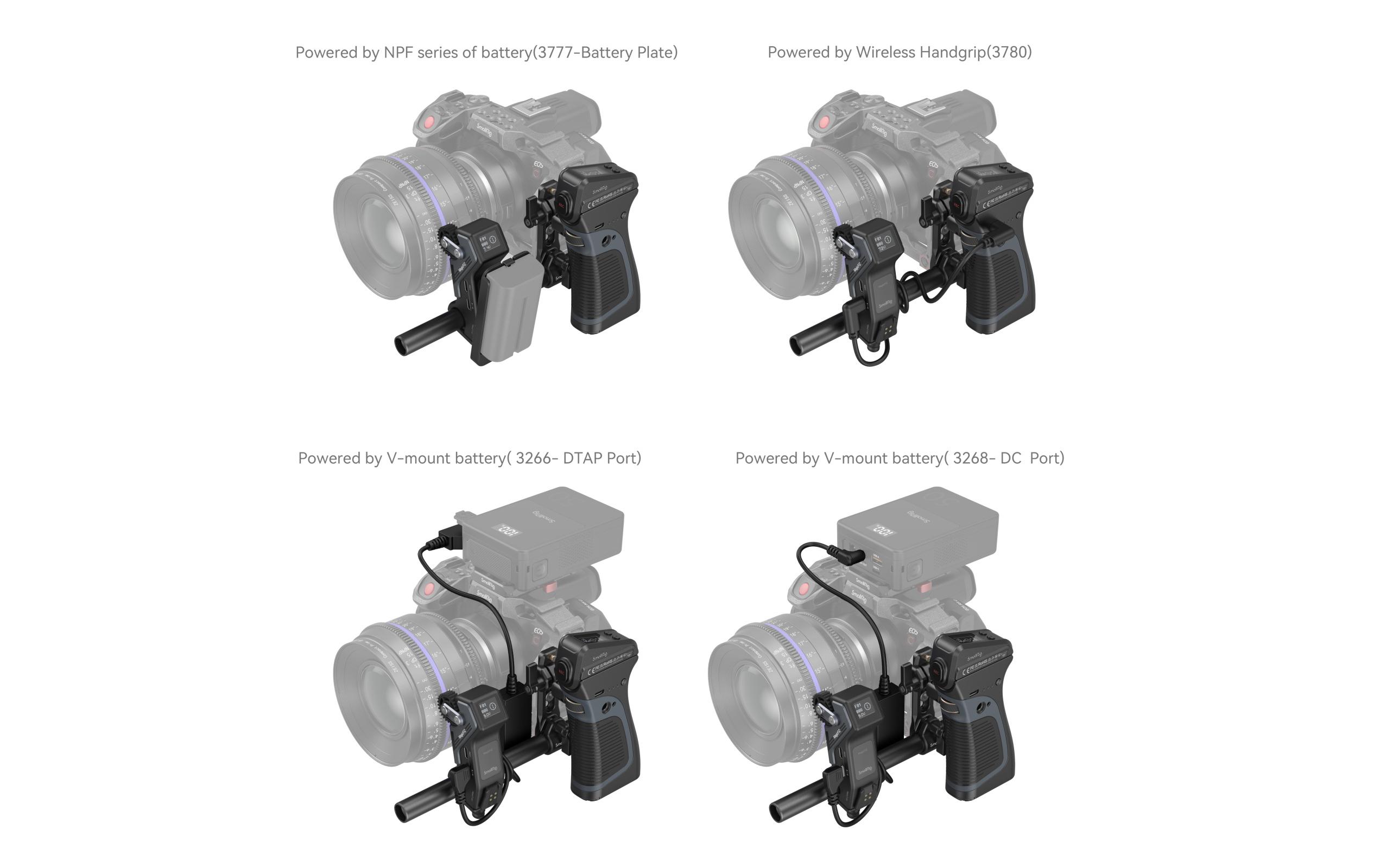 MagicFIZ Wireless Follow Focus Handgrip Kit<br>Präziser und latenzarmer Follow Focus für Videoaufnahmen