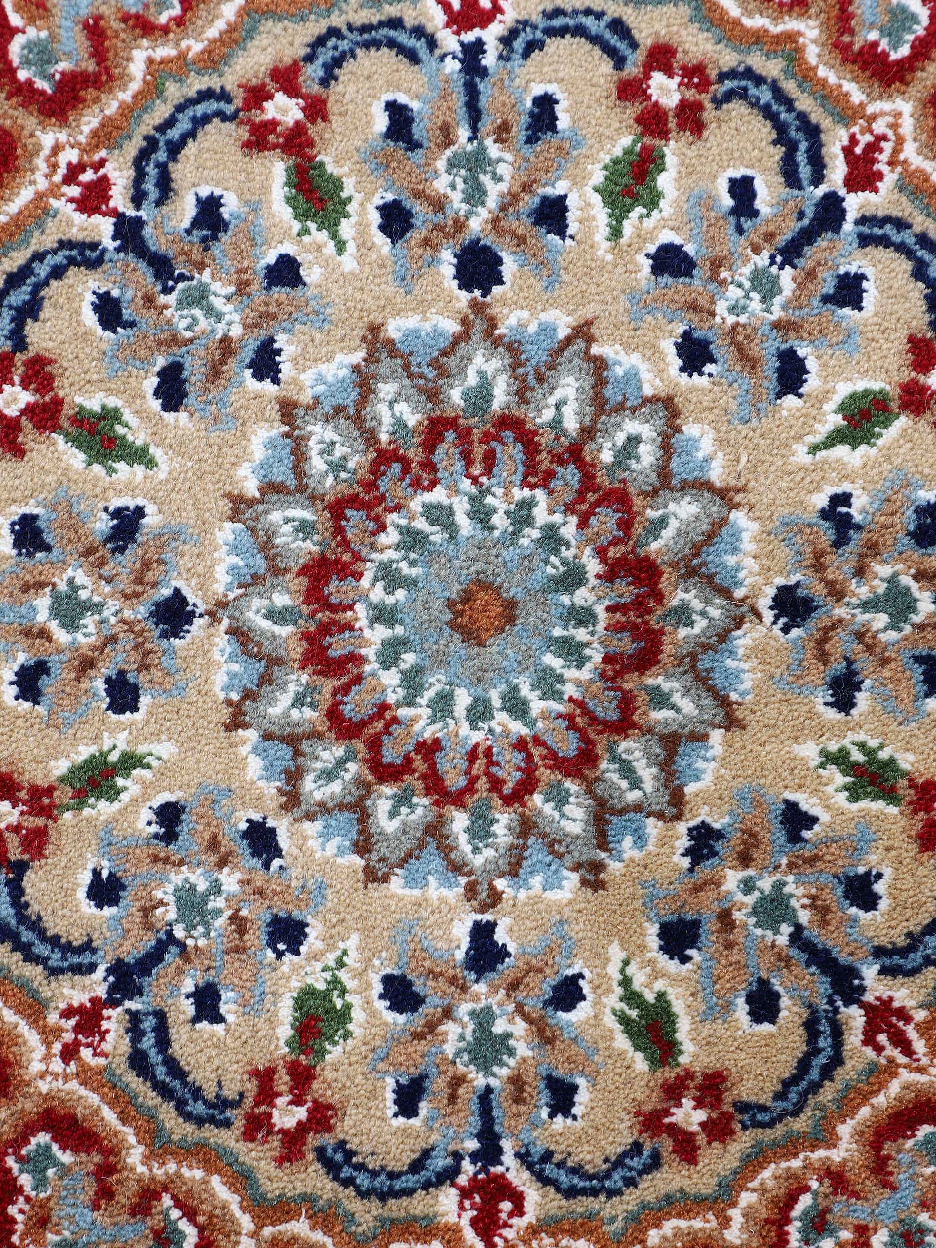Woven Arts Orientteppich »Nain ,   auch als Läufer« rechteckig 15 mm Höhe handgeknüpft, Wohnzimmer, reine Wolle