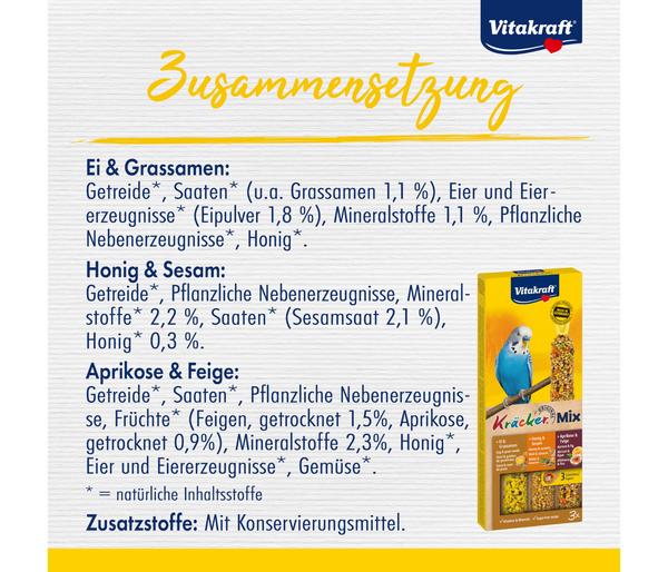 Vitakraft® Kräcker® Original Mix + Ei /