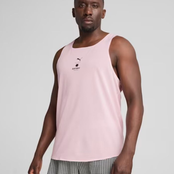 Puma Herre Singletter Singlet Saysky Pink