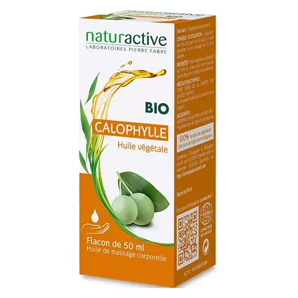 Óleo Vegetal Orgânico Calophyllum Naturaactive 50ml