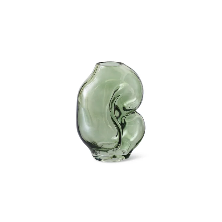 HKliving - Gleam Glasvase small, olive