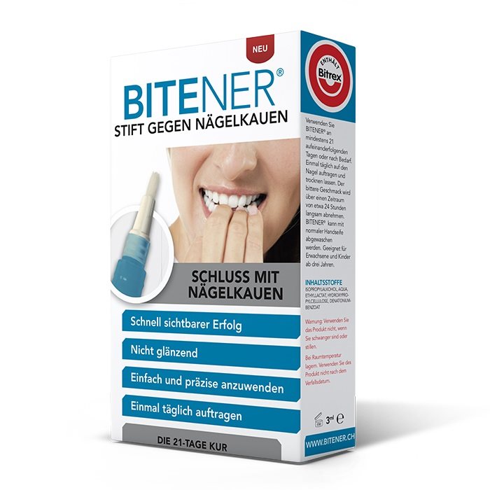 BITENER Stift gegen Nägelkauen Stick 21-Tage Kur mit Bitrex Stick 3 ml