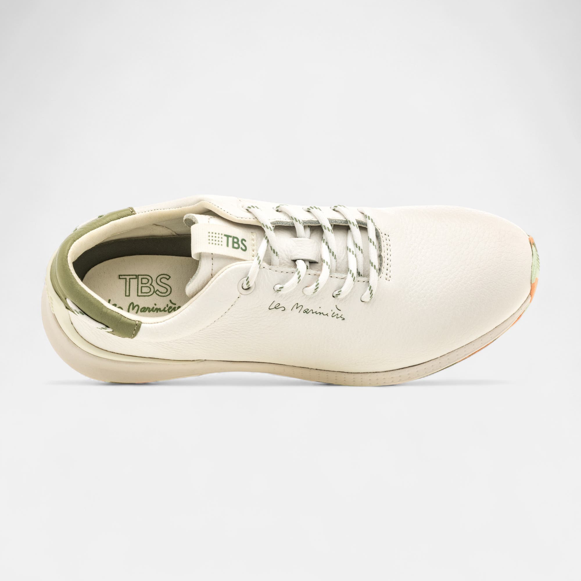 Baskets basses Femme en cuir blanc