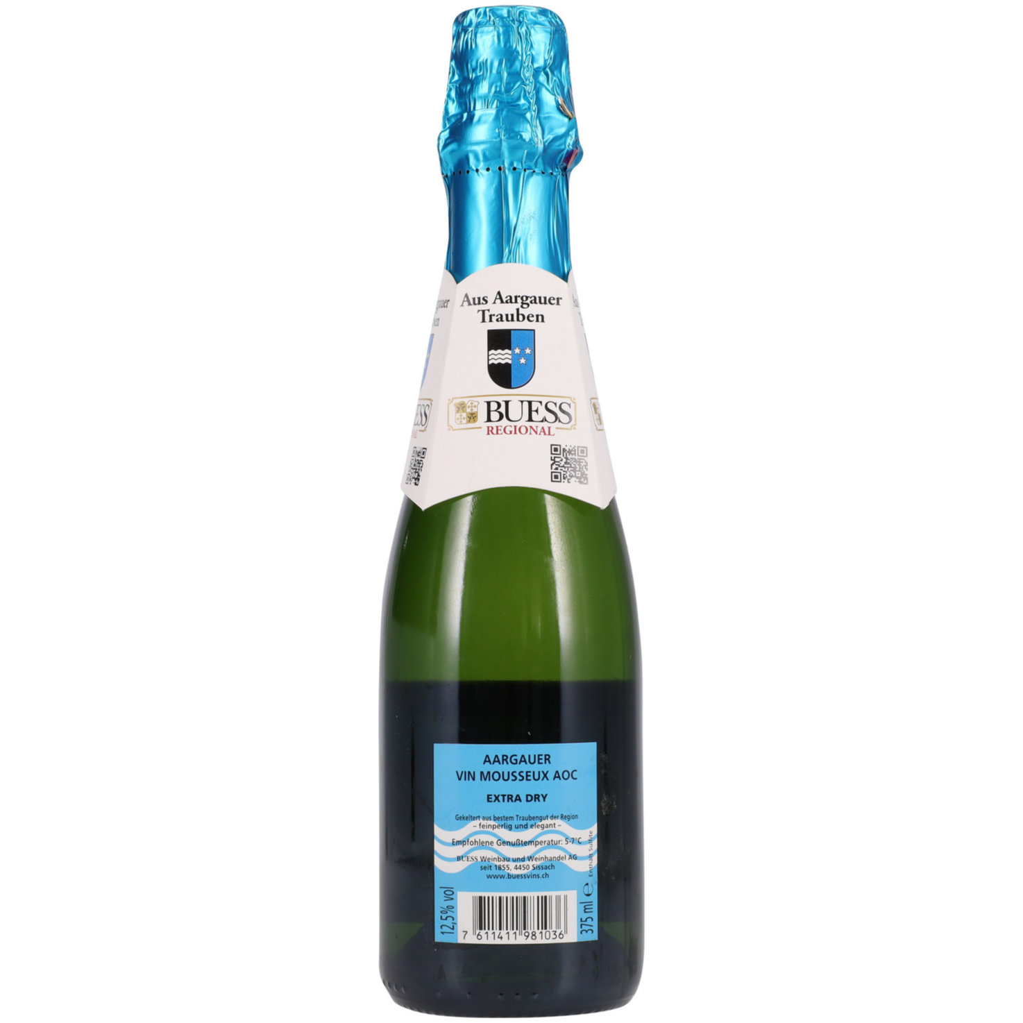 Argovia AOC Secco Brut Buess Weinbau -37.5cl