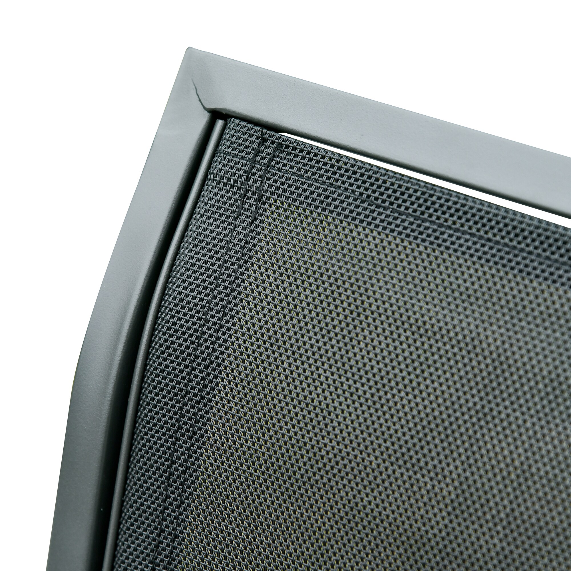 Outsunny Schaukelbank 3-Sitzer schwarz 151 x 75 x 85 cm (LxBxH)