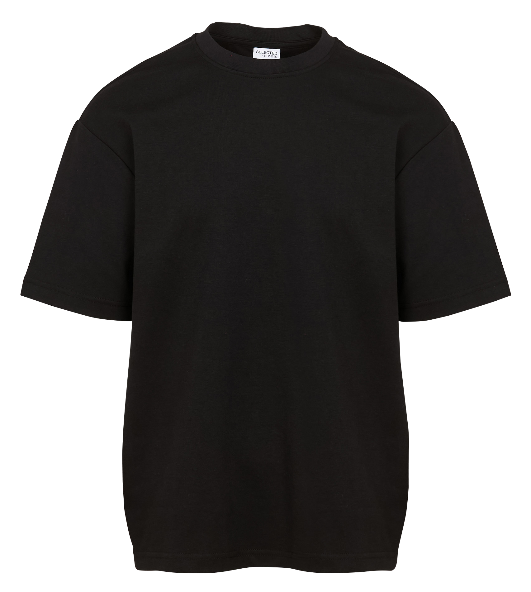 LOOSEOSCAR - Tee-shirt oversize en coton bio mélangé | Noir