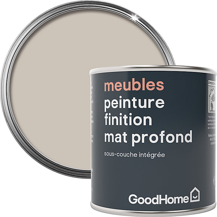 Peinture de rénovation meubles GoodHome beige Tijuana mat profond 125ml