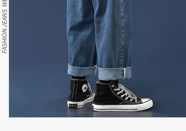 Femilina - Gewassen Loose Fit Jeans