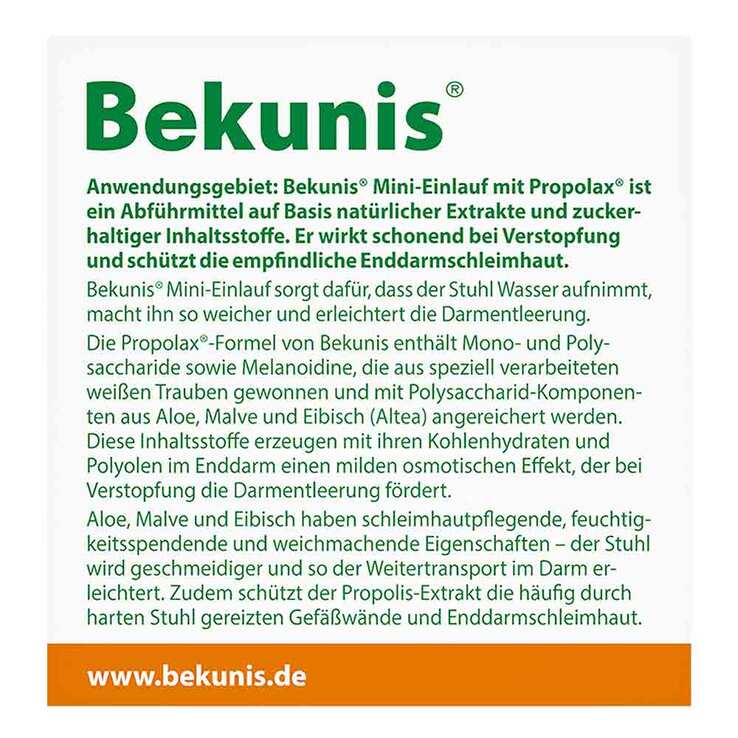 Bekunis Mini-Einlauf mit Propolax Klistiere, 6 St