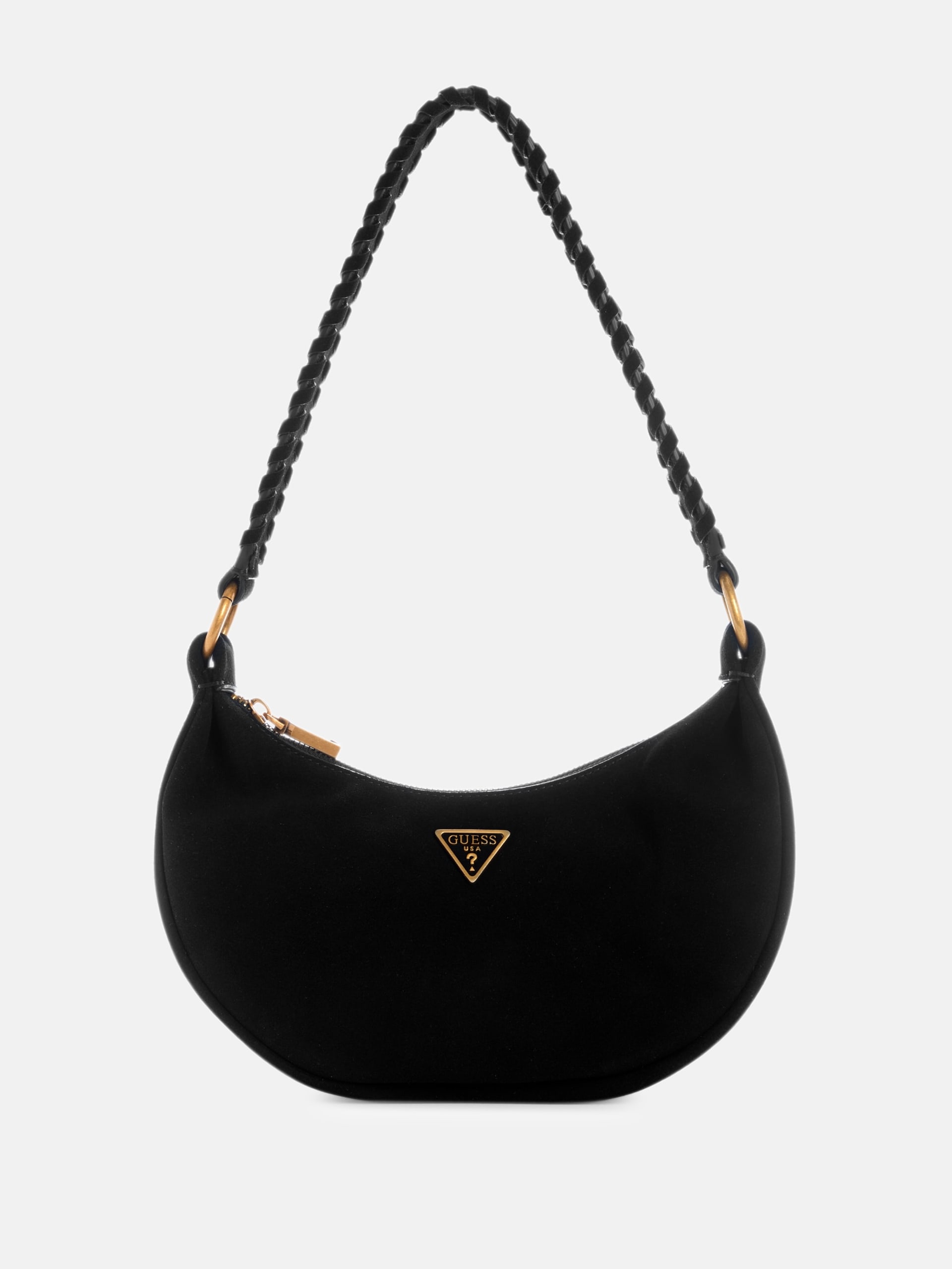 Bolsa Hobo Amita em Camurça