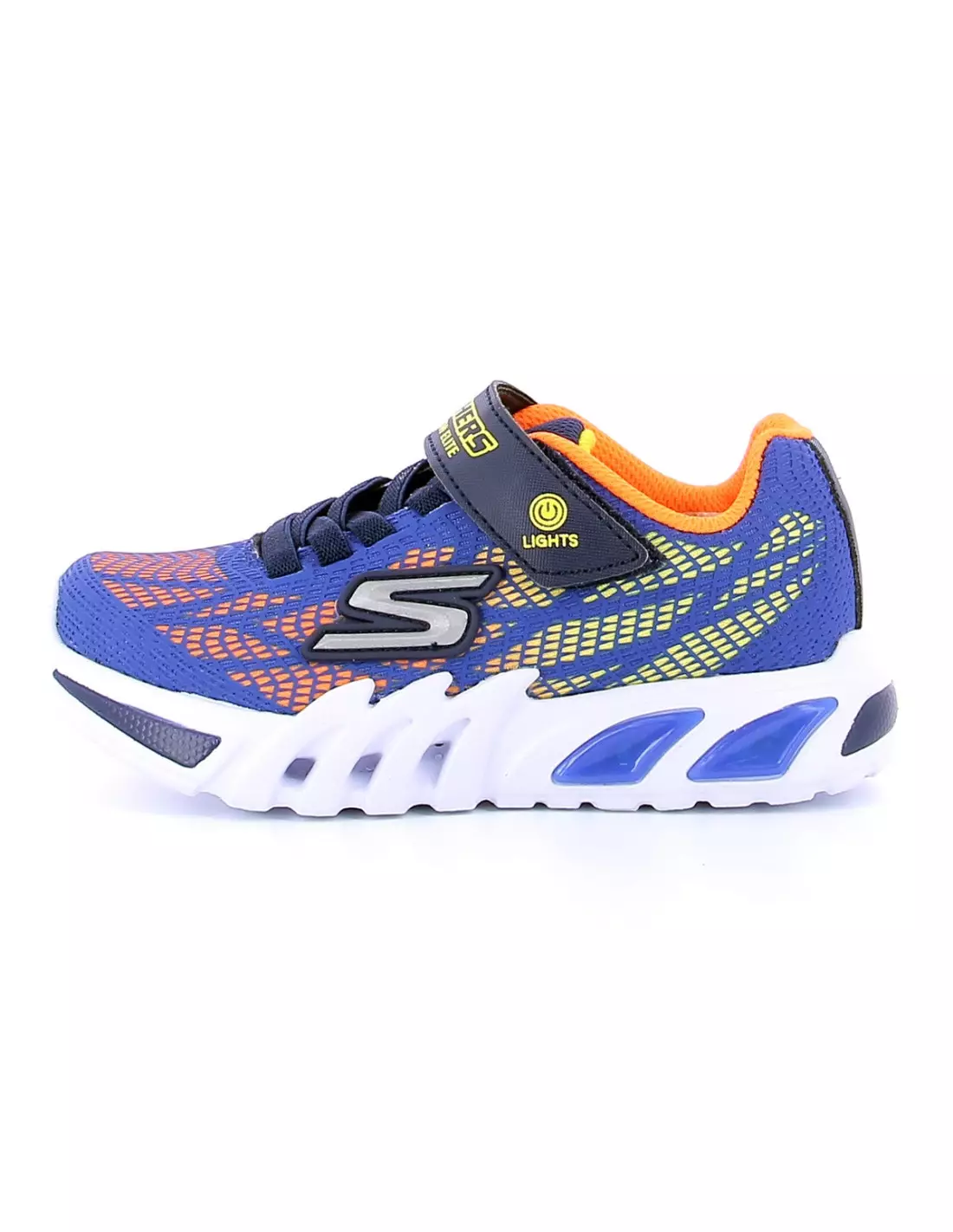 SKECHERS FLEX - GLOW ELITE - Baskets ROALSYNTHETIC/ORANGE&YELLOWTRIM