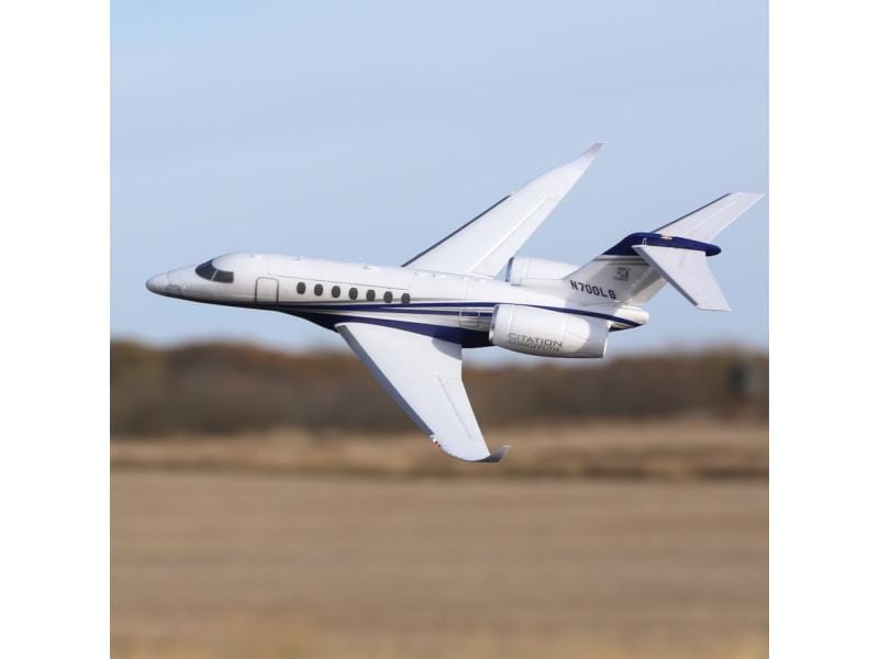 E-flite Flugzeug UMX Citation Longitude BNF Basic Passagierjet mit 2 Impeller