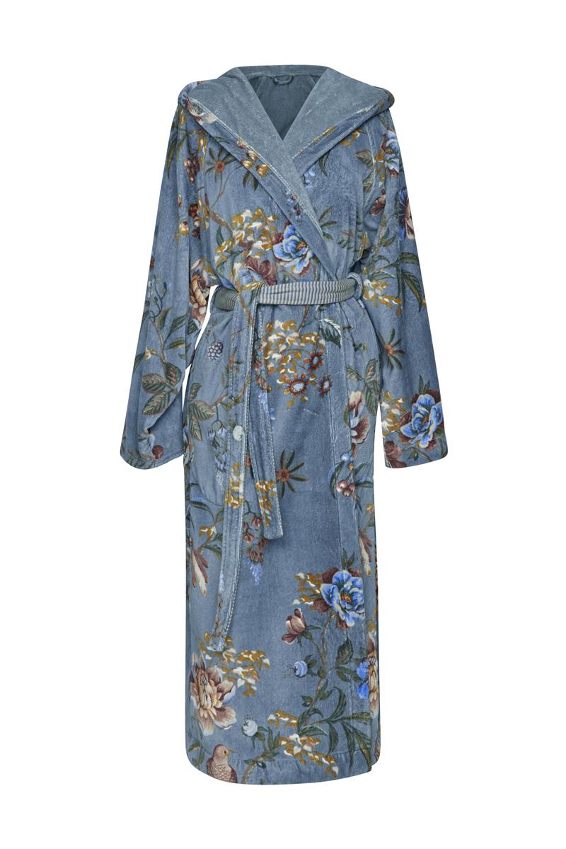 Pip Studio Secret Garden Badjas - Blauw - M