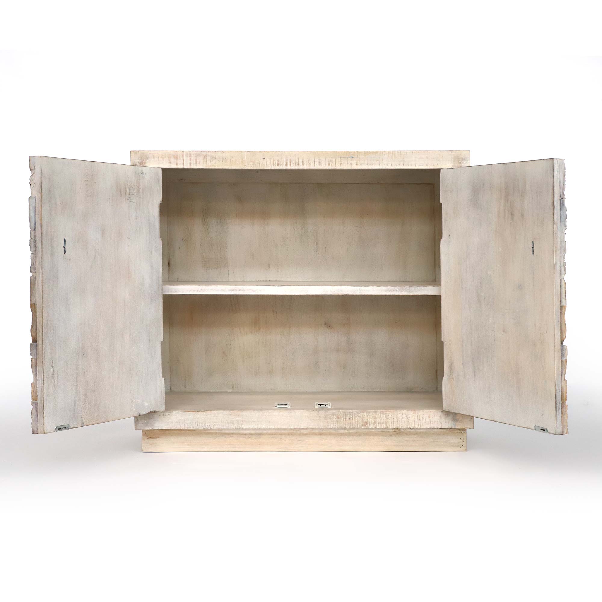 Sideboard 'Dandipur' 2-türig, Mangoholz, B 100 cm, H 90 cm, T 40 cm von fischer's lagerhaus