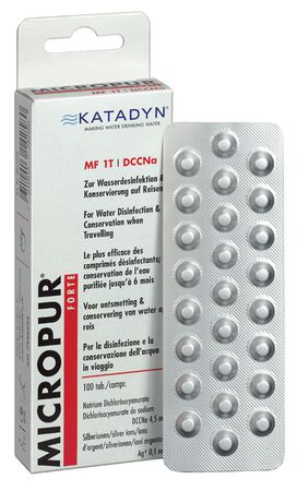 MICROPUR FORTE Entkeimungstabletten  Weiss  100 stk a 1 Liter