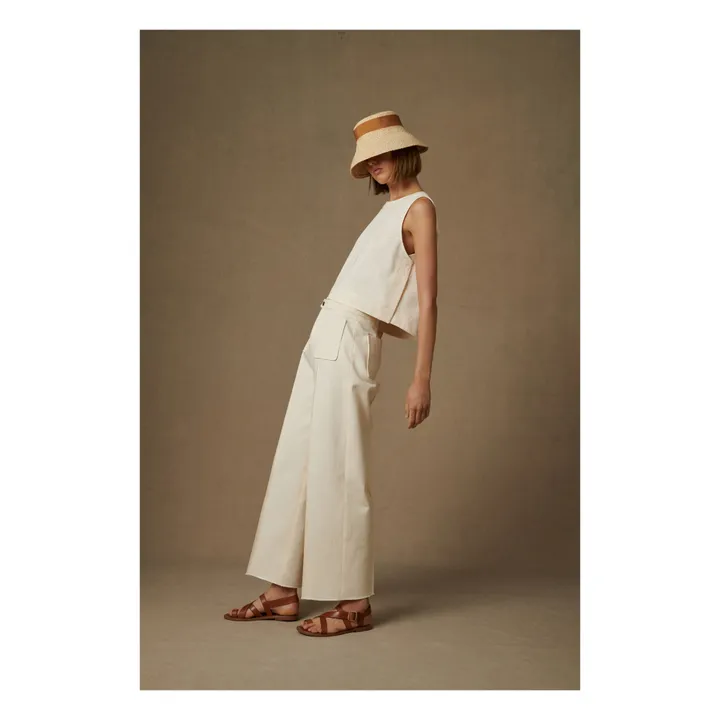 Soeur Top Pampa Toile Demin | Crème