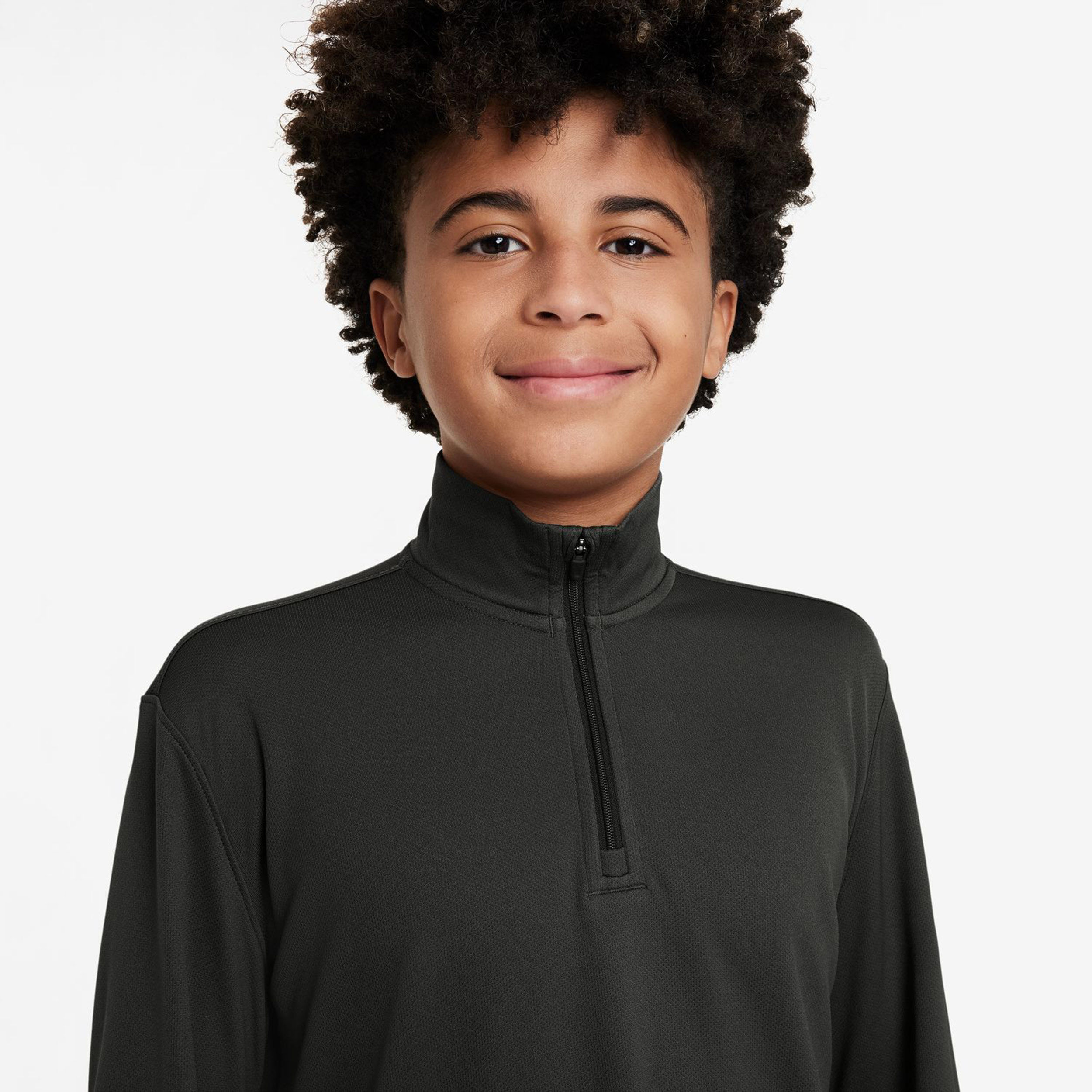Nike Dri-Fit UV Half-Zip Essential Haut Manches Longues Garçons - Noir