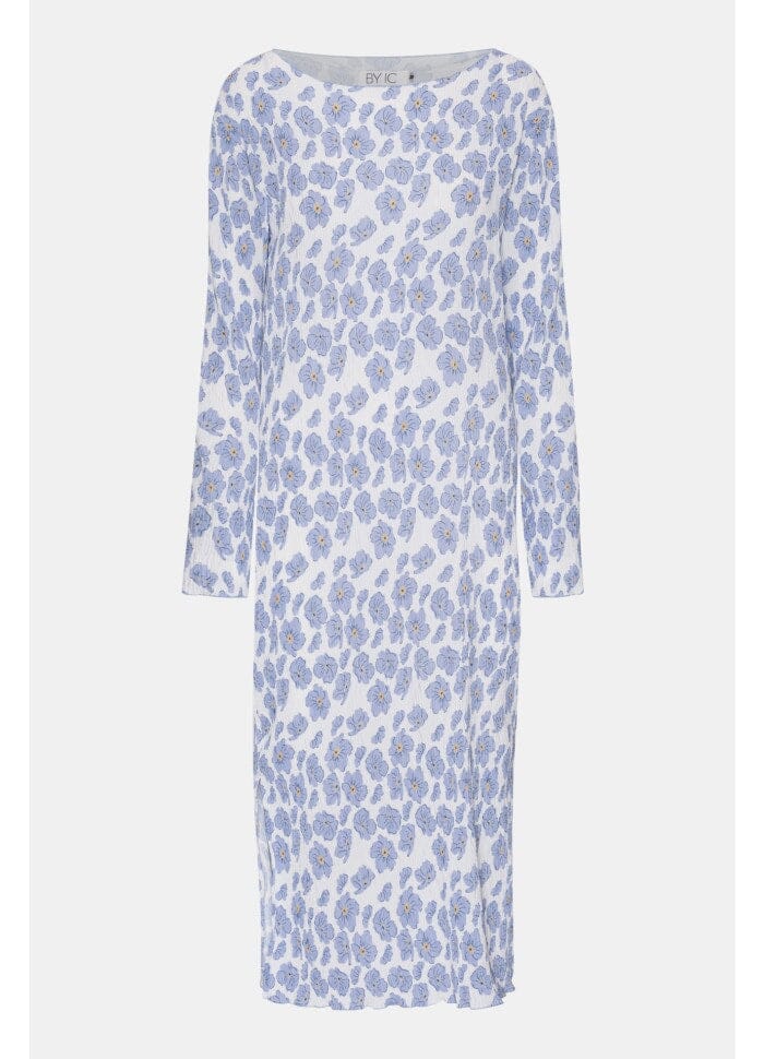 BYIC Odaic Dress bdf blue dazzling flower