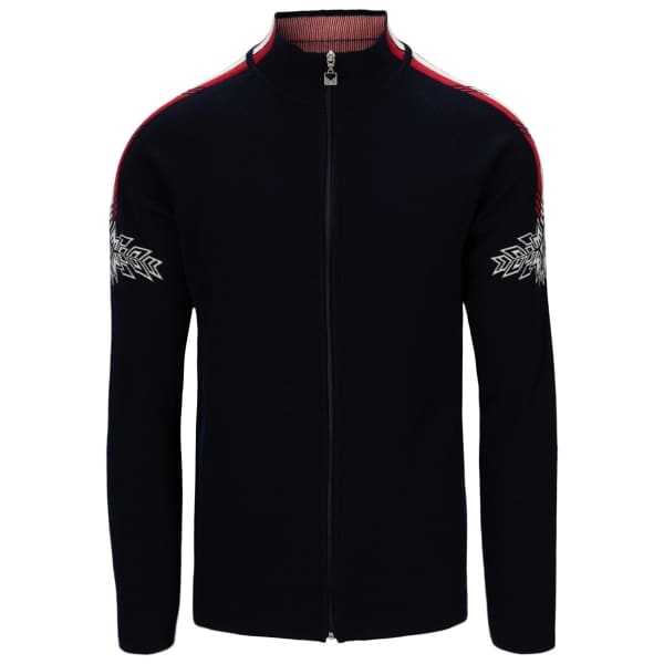 Pull DALE OF NORWAY SPIRIT M JACKET NAVY OFFWHITE RASPBERRY