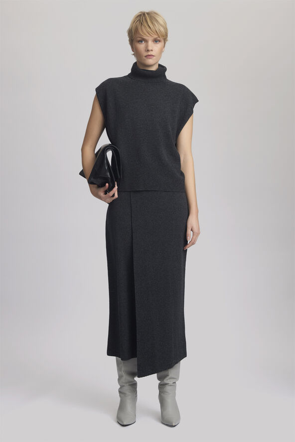 Gestuz ManziGZ skirt Deep graphite melange