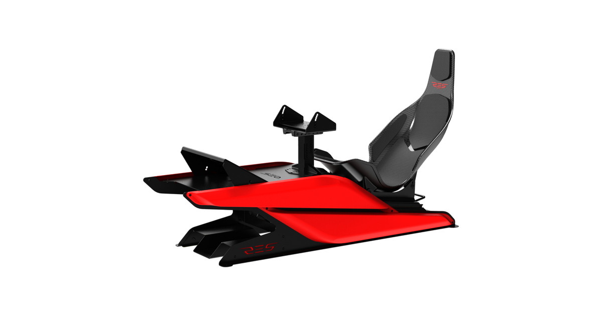 Res-TechX1 Cockpit racing simulator  (Zwart/rood)